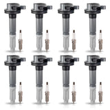 ENA Set of 8 Ignition Coil Pack and 8 Spark Plug Fits V8 5.0 Compatible with Ford F-150 Mustang 5.0L 2011 2012 2013 2014 2015 20