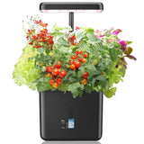 GHive Indoor Smart Garden Planter System With 17W Led Grow Light | SelfWatering Plant Pot With Auto Timer | SoilBased Indoor