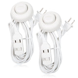Maxxima 9 ft 3 Outlet Extension Cord with On/Off Foot Switch (Pack of 2)-New