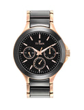 Titan Regalia Ceramics Analog Black Dial Men'S Watch -Nm90089Kd02 / Nl90089Kd02/Np90089Kd02