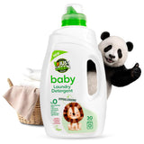 JUST GREEN ORGANIC Baby Liquid Laundry Detergent, PlantBased Laundry Soap Newborn & Infant Clothes, Hypoallergenic, FragranceF