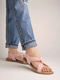 Shoetopia Cross Strap Pink Flat Sandals For Women & Girls /Uk3,Pink,3,B0C6TYZH3F