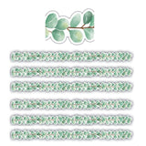 Eucalyptus Die Cut Border Trim, 35 Feet Per Pack, 6 Packs