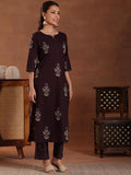 Libas Women'S Cotton Kurta Set (36913 Brown S