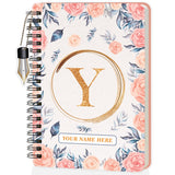 Jhingalala Diaries A5 Hardbound Initial Letter Y Wiro Notebook Diary With Customise Name I Personalise Spiral Notebook With Pl