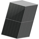 SUNGOLDPOWER 14PCS 560W Bifacial Solar Panel,N-Type 16BB,PERC Half-Cut Cell,Vmp 42.1V/PCS,Up to 30% Extra Power,IP68,48V Solar P