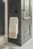 Amerock | Cabinet Pull | Clear/Oil-Rubbed Bronze | 6-5/16 Inch (160 Mm) Center To Center | Glacio | 1 Pack | Drawer Pull | Drawe