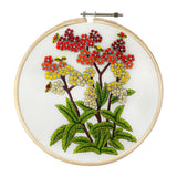 Embroiderymaterial Cross Stitch Embroidery Kit For Beginners Adults & Kids With Instruction | Flower Bunch Design | Diy Activity
