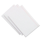 Universal 47230 Ruled Index Cards, 4 x 6, White, 100/Pack