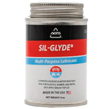 AGS Automotive Solutions SIL-Glyde Brush Top Can Multi-Purpose All-Weather Lubricating Compound for All Surfaces, 4 oz Lubricant