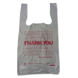 Plastic Thank You TSacks, 6 x 4 x 15, 2 Mil, White, Sold as 1 Carton