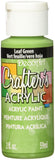 DecoArt Crafter's Acrylic Paint, 2-Ounce, Leaf Green