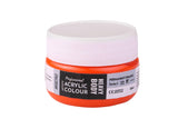 Brustro Professional Artists Heavybody Acrylic Paint 50Ml Permanent Orange (Sr 3)| Ideal For Canvas,Impasto And Textured Paintin