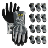 Mechanix Wear SpeedKnit Bones Graphx Series Coated-Knit Work Gloves - Strong Grip Work Gloves - Touchscreen Compatible - Machine