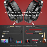 Oneodio A71 Hi-Res Studio Recording Headphones - Wired Over Ear Headphones With Shareport, Monitoring & Mixing Foldable Headphon