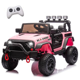 okybaby 24V Kids Ride On Jeep Car, 400W Motor Ride On Toys w/Parents Remote Control, Electric Cars for Kids with 4-Wheel Suspens