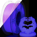 iSANMATE 3D Printer Filament Glow Purple, Glow in The Dark Filament Purple, PETG Filament 1.75 mm,Ideal for Halloween, Christmas