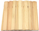 Paint Stir Sticks-REWISS Bulk 100 PCS 12in Length Bamboo Craft Sticks Natural Color Paint Stir Sticks