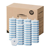 ECLINSO 60 Count Toilet Wand Refills For Clorox Toilet Wand, HighDensity Disposable Toilets Brush Scrubber,Fresh Fragrance,5X C