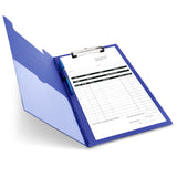 Rapesco VFDCB0L3 Foldover Clipboard with Pocket, A4+, Blue