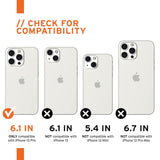 Urban Armor Gear UAG Pathfinder Rugged Lightweight Slim Shockproof Protective Case/Cover Designed for iPhone 13 Pro (6.1-Inch) (2021), Wireless Charging Compatible - Silver