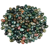 SUNYIK Picture Jasper Large Hole (5mm) Barrel Rondelle Loose Charms European Bead fits Bracelet,Jewelry Makings Pack of 20