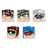 woopme Cartoon Anime Eyes Printed Magnetic Bookmark for Students Boys Girls Kids Book Lovers Readers Gift Magnetic Page Clips Fo
