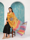Anni Designer Women'S Cotton Blend Embroidered Straight Kurta With Pant & Dupatta (Fronx Black-Nw_3Xl_Black_Xxx-Large),Black,3XL,,,