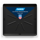 Camco Low Profile Washing Machine Drain Pan | 30 -inches x 34 -inches (OD) and 29-inches x 33-inches (ID) | White (20786)