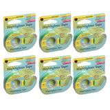 Lee Products LEE13976-6 Removable Highlighter Tape44; Green - 6 Roll