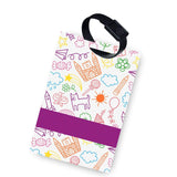 Funcart Doodle Theme Luggage Tag
