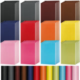 PerKoop 48 Pcs A6 PU Leather Notebooks for Back to School,Vibrant Color
