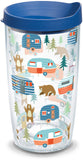 Tervis Trailer Bears Made in USA Double Walled Insulated Tumbler Travel Cup Keeps Drinks Cold & Hot, 16oz, Clear