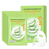 GUOYAOLIFU Aloe Vera Facial Mask for Women,Hydrating Face Mask Sheet Home SPA,Moisturizing Face Sheet Mask for Dry, Oily, Sensit