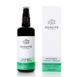 Odacit Facial Cleanser with Foam - Black Mint Activated Charcoal & Rhassoul Clay Glow Recipe - Facial Moisturizer with Deep Cl