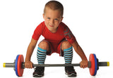 WOD Toys Barbell Mini - Adjustable Barbell Toy Weight Set for Kids Fitness, Weightlifting and Power lifting - Safe, Durable Kids