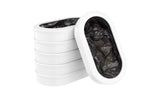TOWNEW T3 Slim Official Refill Rings for Smart Kitchen Trash Can | Durable Garbage Bags Electric Trash Can - Pack of 6 Refill Ri