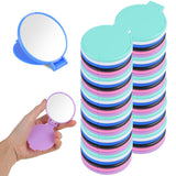 50 Pack Mini Makeup Mirror Compact Mirror Bulk, Compact & Travel Mirrors Small Folding Mirror Round Portable Pocket Mirror for P