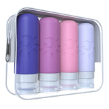 Zafit Travel Bottles for Toiletries, TSA Approved Travel Containers 3oz Leak Proof Travel Tubs Refillable Liquid Travel Accessor