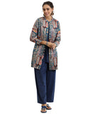 Libas Women'S Velvet Co Ord Set (49033W_Blue