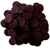Playfully Ever After Brown Craft Felt Circles (2 Inch 44pc)
