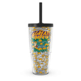 Tervis Peanuts - Great Pumpkin Made in USA Double Walled Insulated Tumbler Travel Cup Keeps Drinks Cold & Hot, 24oz with Straw L