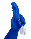 kitchen-star Ultimate Rubber Household PVC Gloves with Comfortable Cotton Lined, Anti-Slip surface, Kitchen Dishwashing, Extra T
