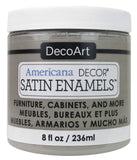DecoArt Satin Enamels Acrylic Paint, 8 fl. oz. Jar, Grey Taupe (Pack of 1)