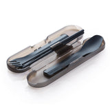 Humangear GoBites Quattro | Travel & Camping Utensils | Portable & Convertible Dining Ware | Multi-Functional Fork, Spoon, Chops