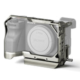 Full Camera Cage Compatible with Sony a6700 - Titanium Gray | | Mount Accessories | Custom Designed | ARCA Ready | Compatible |