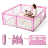 Baby Playpen Portable, Pre-Assembled Play Pen 71x79 Large Foldable Playpen for Babies and Toddlers, Sturdy and Safe Toddler Play