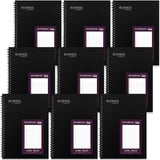 Resurhang 12 Pack Wirebound Business Notebook Legal Ruled Spiral Notebook 65/8inch x 91/2inch 80 Sheets Per Pad Professional Journal