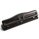 OIC Adjustable 3Hole Punch, Black