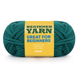 60g Forest Green Yarn for Crocheting and Knitting;66m (72yds) Cotton Yarn for Beginners with Easy-to-See Stitches;Worsted-Weight